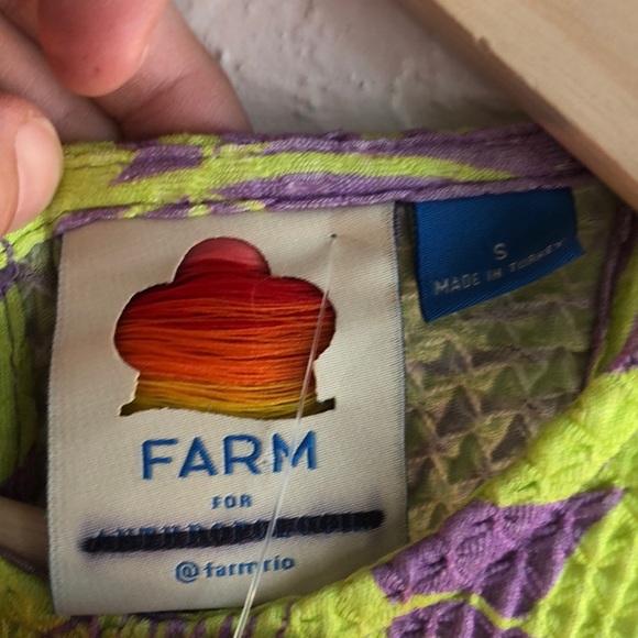 Farm Rio for Anthropologie✨Knit Floral Midi Dress- Purple/Green - Picture 9 of 10